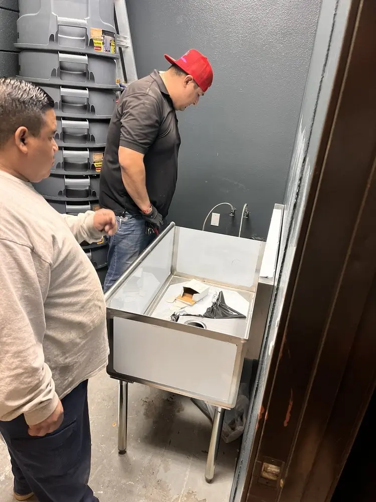 Commercial plumbing and sink installation in Loudon
