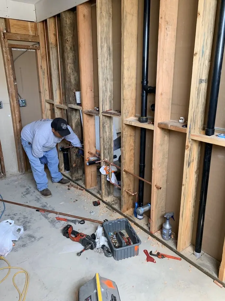 Commercial rough-in plumbing for Trenchless Sewer Repair in Loudon